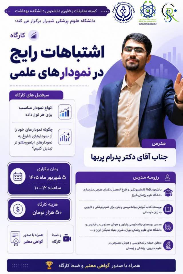 کارگاه اشتباهات رایج در نمودار های علمی